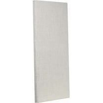 ATS Acoustics Sound Absorbing Noise Dampening Acoustic Panel Wall Treatment 24" x 48" x 2" Beveled Edge (Ivory)