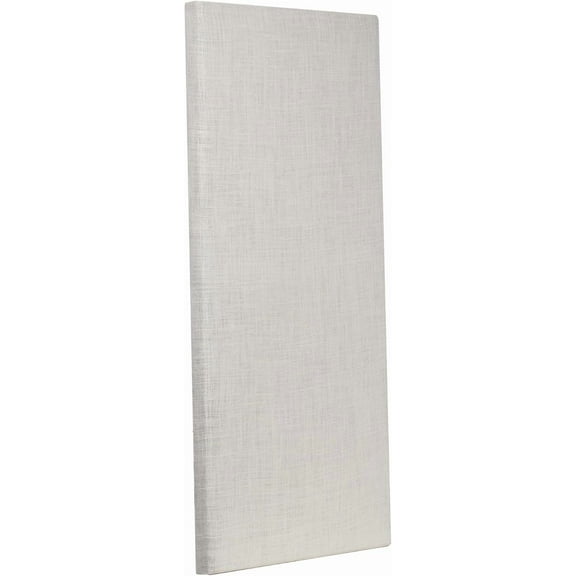 ATS Acoustics Sound Absorbing Noise Dampening Acoustic Panel Wall Treatment 24" x 48" x 2" Beveled Edge (Ivory)