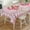 Rosevhn0831, variant on Table Cloth Rectangle/Oval 60x120in Valentine''s Day Pink Rose Love Heart Waterproof Tablecloth Wrinkle Free Table Cover for Party Picnic Kitchen Dining Table Top Decor
