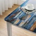 thumbnail image 5 of WYYP Skyscraper Urban Environment Modern Art Square Table Cover 100% Polyester Fiber 52*52, 5 of 8