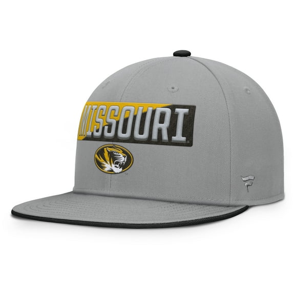 Men's Fanatics Gray Missouri Tigers Duo Snapback Hat
