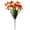 Orange, variant on 1-Pc Real Touch Artificial Lilies, 13.78" Faux Latex Tiger Lily Bush with Green Grass Leaves for Autumn Fall Outdoor Decor, Sunset Red