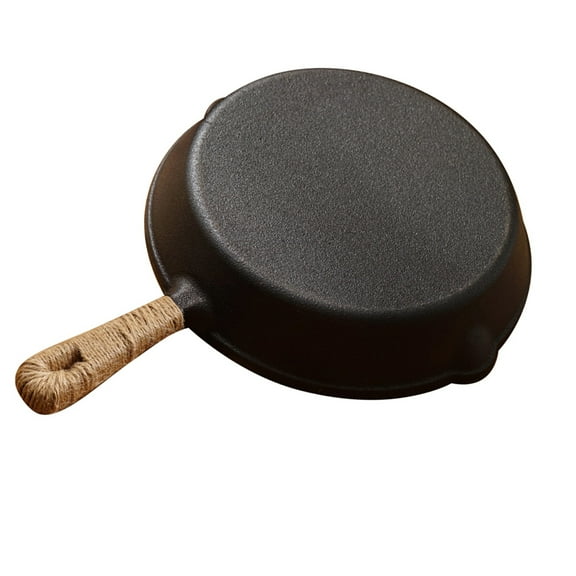LOLIPPYY Large Cast Iron Frying 1Pcs 15X10X2in