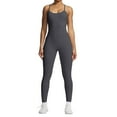 thumbnail image 4 of Women's Slim Fit Sleeveless Workout Jumpsuit - Running/Yoga, Quick Dry, S-L, 4 of 4