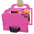 thumbnail image 5 of Kids Friendly Handle Case for iPad 9th/ 8th/ 7th Generation, Case for iPad 10.2-Inch 2021/ 2020/ 2019 with Kickstand Hand/ Shoulder Strap Heavy Duty Protection Tablet Case Cover, Rose, 5 of 8