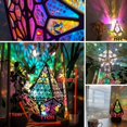thumbnail image 3 of Lámpara de pie LED grande LANNMXG luz de estrella bohemia decorativa, 3 of 5