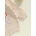 thumbnail image 7 of Suealasg Infant Girl Knit Sweater Birthday Clothes Long Sleeve Rainbow Embroidery Chunky Pullover Sweater 9 12 18 Months Baby Girl Fall Winter Warm Sweater, 7 of 7