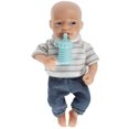 thumbnail image 2 of Muñeca de juguete,Muñecas Reborn realistas de 6 pulgadas, muñecas de silicona de cuerpo completo para bebés recién nacidos, mini muñeca lavable con ropa y accesorios de juguete, gran regalo para niños Muyoka Hogar, 2 of 6