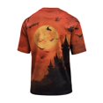thumbnail image 5 of Hearthz Halloween Mens Graphic T-Shirts Pumpkin Graphic Crew Neck Mens Short Sleeve Shirt Fall Holiday Men's Sweatshirts, 5 of 6