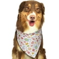 thumbnail image 6 of Disketp Dessert Dog Bandanas 1PC Triangle Adjustable Puppy Bandana Bib Handkerchief for Large Medium Girl Dogs Pets Gift, 6 of 6