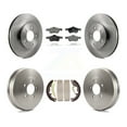 thumbnail image 1 of Transit Auto Front Rear Disc Brake Rotors Semi-Metallic Pads and Drum Kit for Car Ford Escape Mazda Tribute Mercury Mariner K8F-103217, 1 of 11