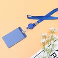 thumbnail image 4 of PTOOTP 4Pcs Lanyards for Badges in Blue with Polyester for Work Card and School Applications, 4 of 6