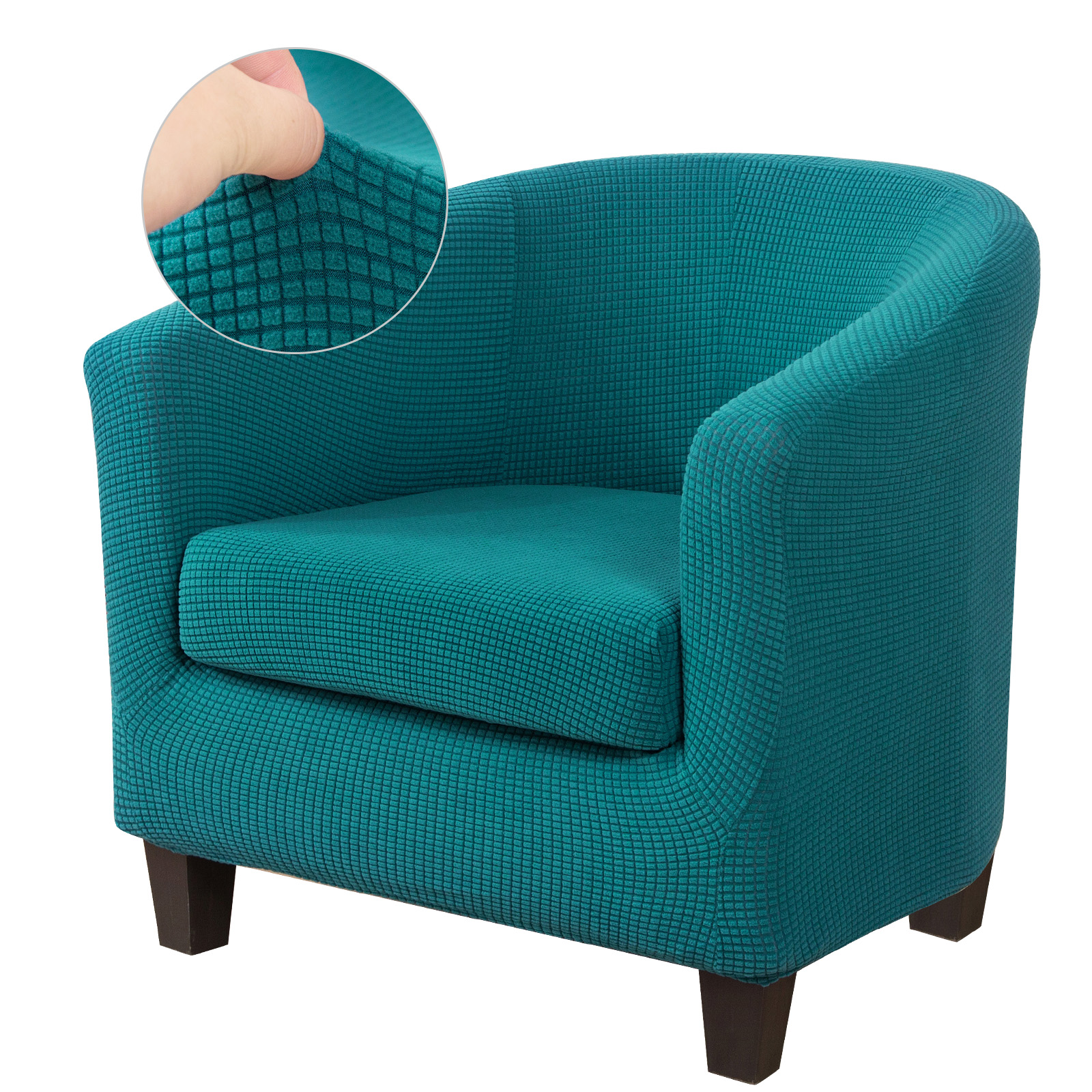 SHANNA Stretch Club Chair Cover Tub Chair Slipcover Couch Cover with