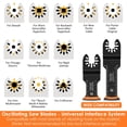 thumbnail image 3 of 10Pcs Japanese Tooth Oscillating Saw Blades High Carbon Steel Oscillating Multitool Blades Set, 3 of 10