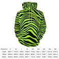 thumbnail image 2 of Zebra Animal Pattern Men's Women Vintage 3D Hooded Sweatshirt - All-Season Loose Fit Streetwear, 2 of 6