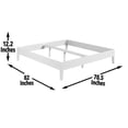 thumbnail image 3 of Steve Silver Nix King White Wood Platform Bed, 3 of 11
