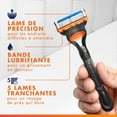 thumbnail image 2 of Gillette Fusion5 Razor Refills for Men Razor Cartridges, Lubrication Strip, Precision Trimmer for Men, 5-Blade Razor Blades for Close Shave 8ct, 2 of 14