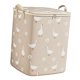 thumbnail image 4 of Bolsa para guardar edredones, cesta para ropa, regalo, tela no tejida versátil, asas de transporte Beige 180 L, 4 of 9