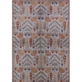 thumbnail image 1 of Ahgly Company Indoor Rectangle Mid-Century Modern Chestnut Brown Oriental Area Rugs, 6' x 9', 1 of 6