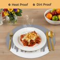 thumbnail image 4 of Abstract Grey Round 15 Inch Placemats Set of 4, Modern Minimalist Graffiti Artwork HeatResistant Non Slip Place Mats for Dining Table, Wipeable Braided Kitchen Table Mats for Housewarming, 4 of 9