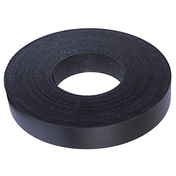 Black Melamine 13/16" X 250' Roll Preglued, Black Edge Banding, Flexible Black Tape, Easy