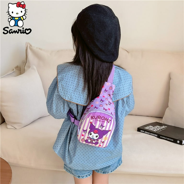 Sanrio Crossbody Bag Cinnamoroll Handbag Children Chest Bag Kuromi