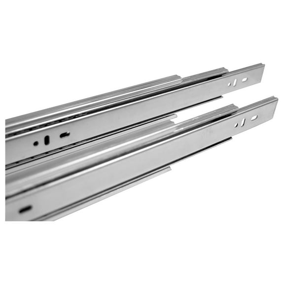 10 Pairs of Side Mount Bearing Drawer Slides, 88 Lbs Capacity, Full Extension, Available in 12", 14", 16", 18", 20", 22" Lengths (14 Inch)