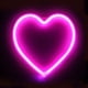 thumbnail image 3 of Luz De Neón De Corazón Led Rosa Neón Luz De Pared Corazón Luces De Neón Lámpara De Corazón Iluminada Para El Hogar Habitación De Los Niños Bar Fiesta Boda Speravity HA022234-00, 3 of 5