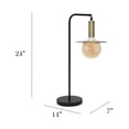 thumbnail image 3 of Simple Designs LT3341-BLK Orb Table Lamp, Black, 3 of 4