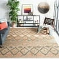 thumbnail image 2 of SAFAVIEH Kilim Mendoza Geometric Floral Area Rug, Natural/Blue, 9' x 12', 2 of 7