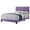Purple, variant on Home Furniture Suffolk Gray Queen Panel Bed