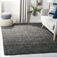 thumbnail image 3 of SAFAVIEH Lavena Solid Plush Shag Area Rug, Dark Grey, 3' x 5', 3 of 8