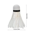 thumbnail image 1 of LAFGUR Badminton, High Hardness Badminton Shuttlecocks, For Office Workers Beginners, 1 of 8