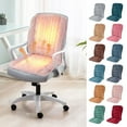 thumbnail image 3 of Heated Office Chair Cushion, Electric Seat Warmer with Lumbar Support, 3 Heat Settings Warming Pad for Desk Chair, Home, Car Use, Machine Washable Cover, Gift for Women Men, Winter Comfort, 3 of 7