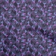 thumbnail image 1 of oneOone Velvet Purple Fabric Geometric Dress Material Fabric Print Fabric By The Yard 58 Inch Wide, 1 of 4