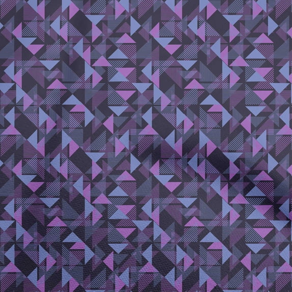 oneOone Cotton Jersey Purple Fabric Geometric Fabric For Sewing Printed Craft Fabric By The Yard 58 Inch Wide