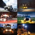 thumbnail image 4 of 2pc Faros Antiniebla Luz Spot Faros Motocicleta Doble Blanco, 4 of 8