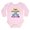 Petal Pink, variant on CafePress - Twomommies_BABY Body Suit - Long Sleeve Cotton Baby Bodysuit