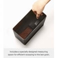thumbnail image 3 of Yamazaki Home Vacuum-Sealing Coffee Storage, Black, Polypropylene, Airtight, No Assembly, 3 of 7