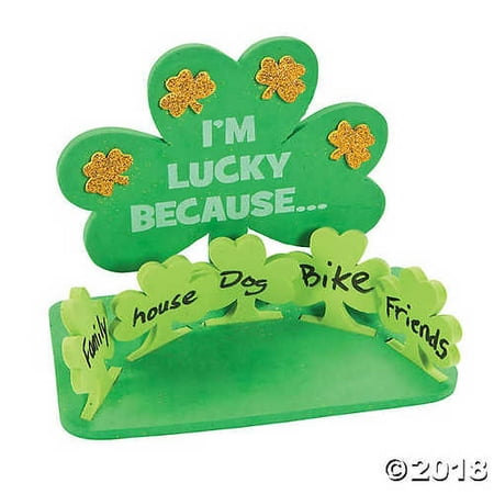 I’m Lucky Because Shamrock Stand-Up Craft Kit