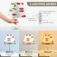 thumbnail image 4 of Fresh Cherries Desk Lamp LED Table Nightstand Lamps with 3 Color Temperatures for Home Bedroom Living Room Decor 6x11, 4 of 8