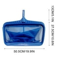 thumbnail image 3 of Heavy Duty Pool Leaf Rake, 18 Wide Net, Durable Plastic Frame, Fine Mesh Collection Bag, for Inground Pools, Efficient Debris Removal, Swimming Pool Maintenance Tool, Outdoor Water Cleaning Akmoler, 3 of 8
