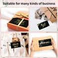 thumbnail image 3 of CCOCC 100pcs Black Gold Thank You for Supporting My Small Business Cards,Thank You Cards,2 x 3.5 Inch, 3 of 4