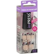 Broadway Nails imPRESS Press-On Manicure Nail Covers, Starlet, 24 count