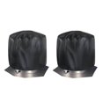 thumbnail image 1 of Turbine Roof Vent Covers 2 Pack, Adjustable Drawcord (Black 20' x 20'), 1 of 5
