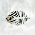 thumbnail image 2 of Robinson, Carol 15x15 Gold Ornate Wood Framed with Double Matting Museum Art Print Titled - Zebra Kisses II, 2 of 4