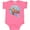 Hot Pink, variant on Inktastic Key West, Florida Swimming Sea Turtle with Bubbles Boys or Girls Baby Bodysuit