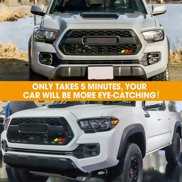 Repuesto Para Rejilla TRD, Universal, Compatible Con Toyota 4Runner Tacoma Tundra Rav4 Highlander Sequoia Emblemas De Actualizacion De 3 Colores