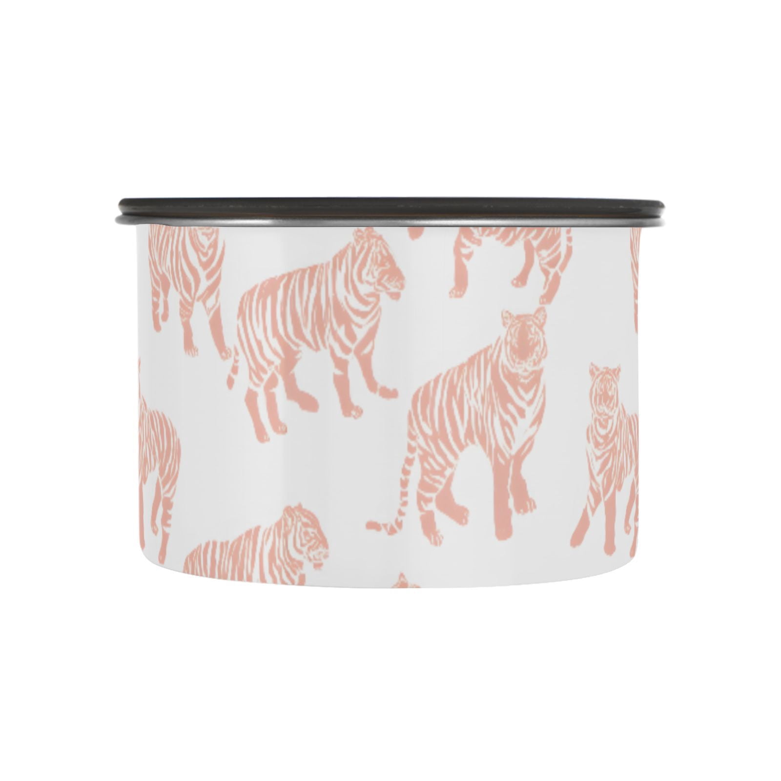 Tiger Airtight Coffee Bean Canister 30oz Food Storage Containers with Lids For Gournd, Tea, Sugar, Flour, Rice, Cereal, Candy Cookie Jar