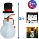 thumbnail image 4 of Muñeco de Nieve Inflable GOOSH 150 cm Decoración Navideña, 4 of 13